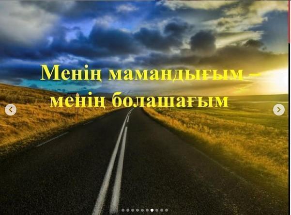 "Менің мамандығым- менің болашағым" . Кәсіптік бағдар