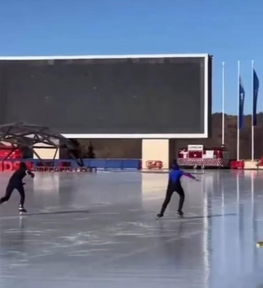 «Медеу» мұз айдынында» конькимен жүгіру спортының жеңімпазы