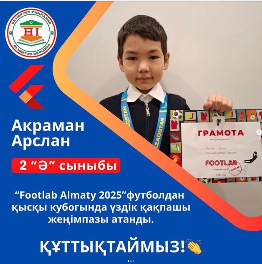 Footlab Almaty 2025”футболдан қысқы кубогында жеңімпаз