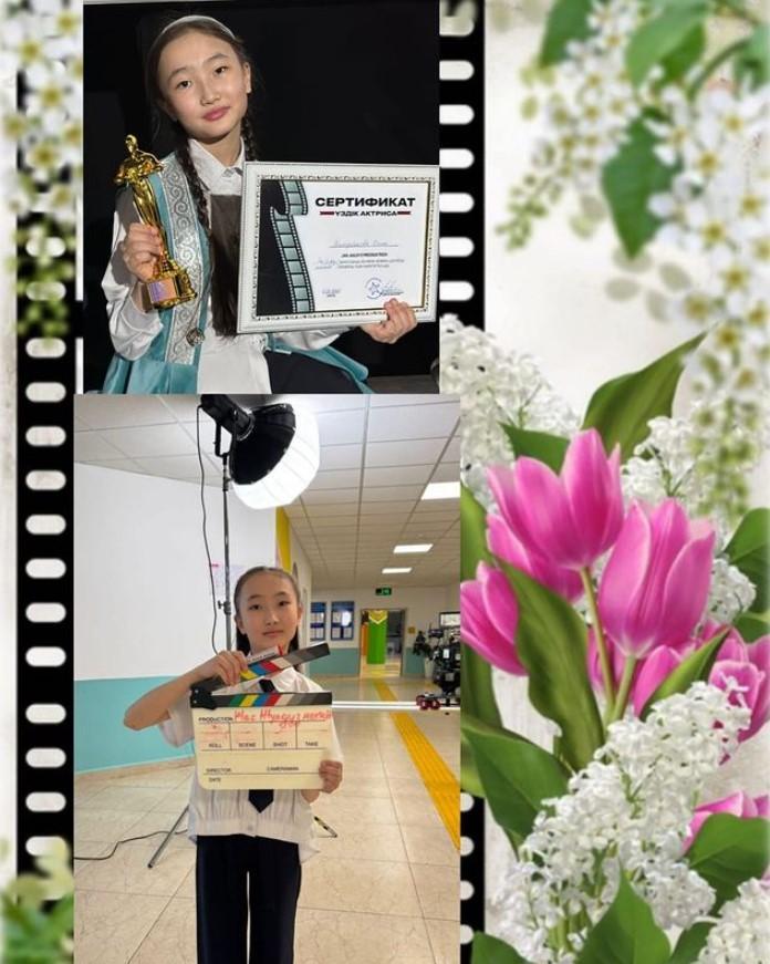 “Жас жұлдыз” мектебі киносында өз рөлін жоғары деңгейде ойнағаны үшін марпатталды