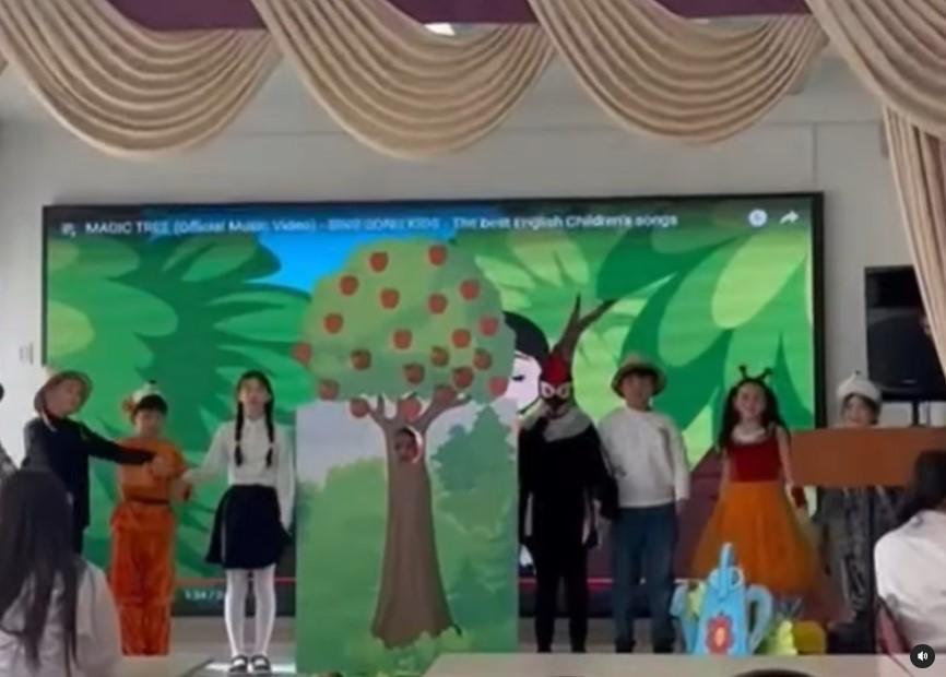 “The magic tree” тақырыбында қойылым