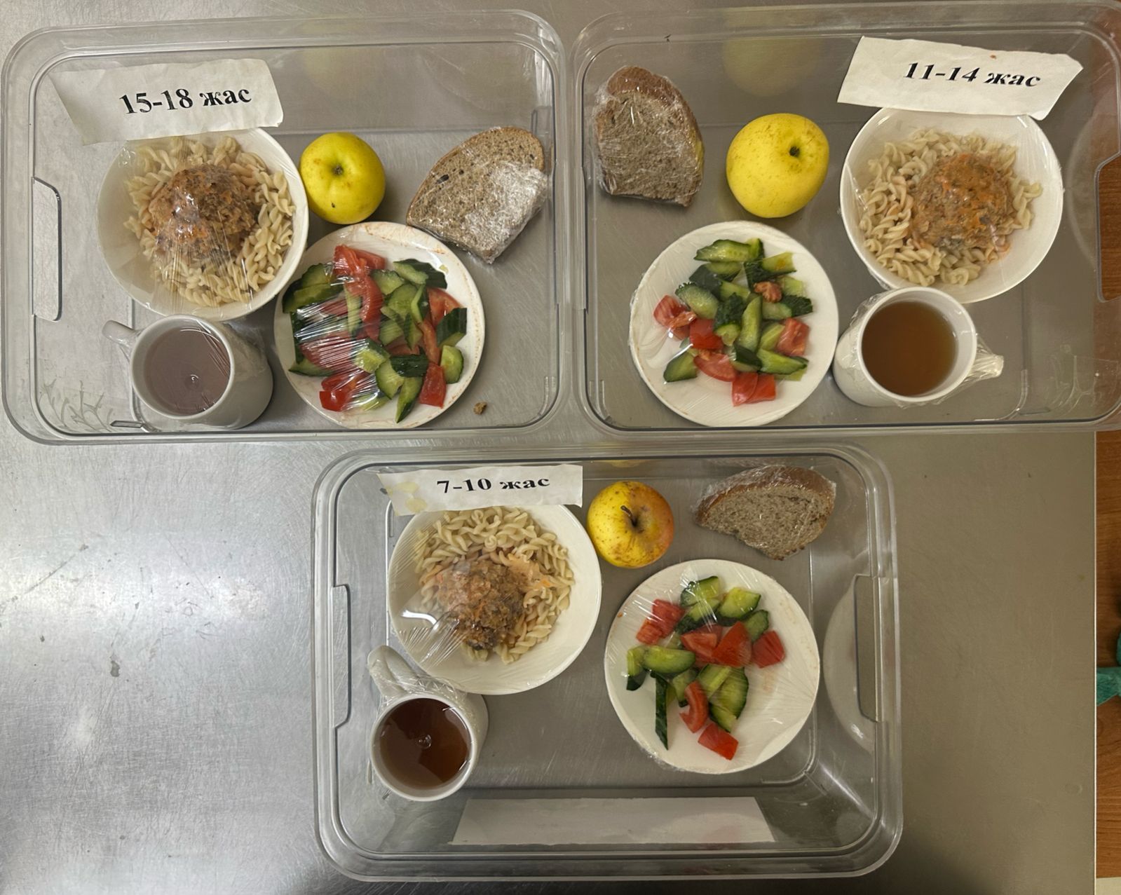 Ас мәзіріндегі тағамдар. 6.03.2025ж.