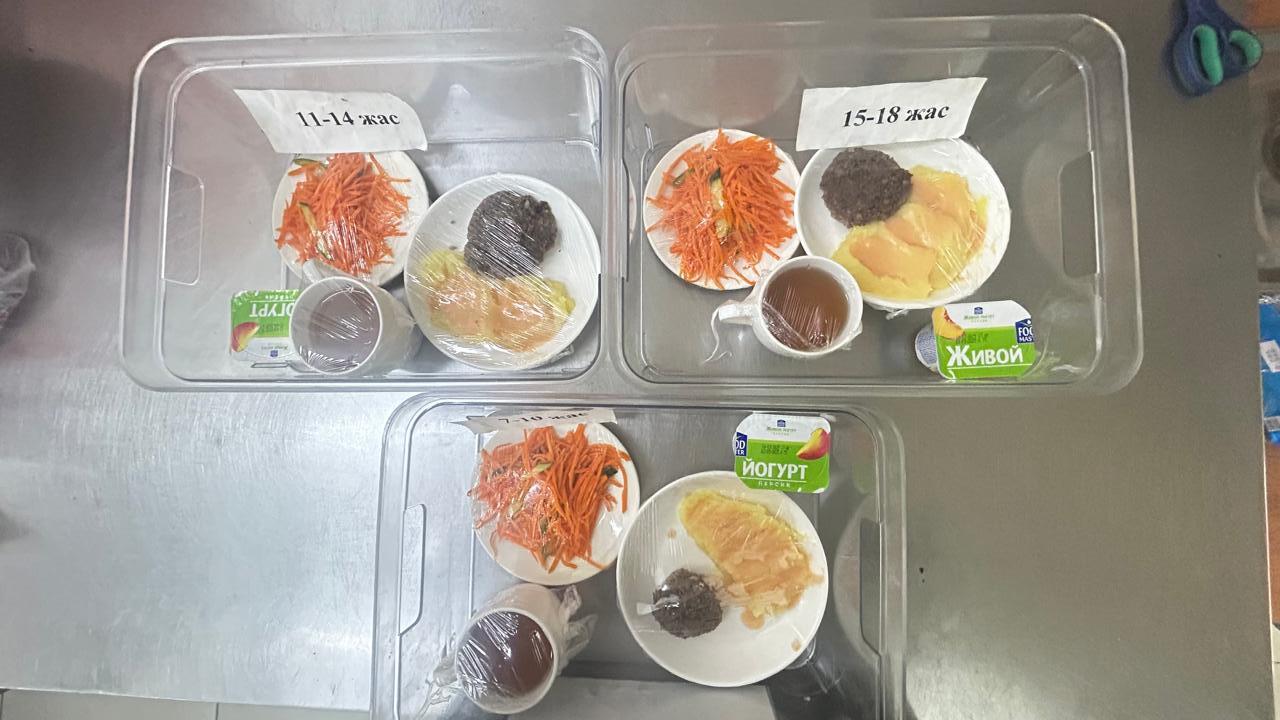 Ас мәзіріндегі тағамдар. 01.04.2025ж.