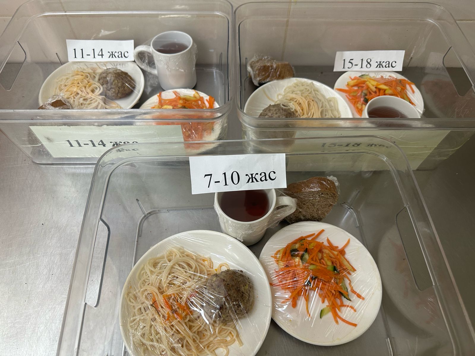 Ас мәзіріндегі тағамдар. 25.04.2025 ж.