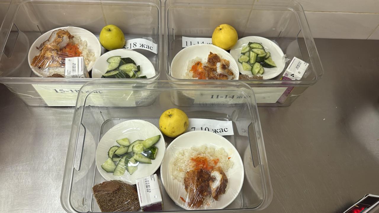 Ас мәзіріндегі тағамдар. 24.04.2025 ж.