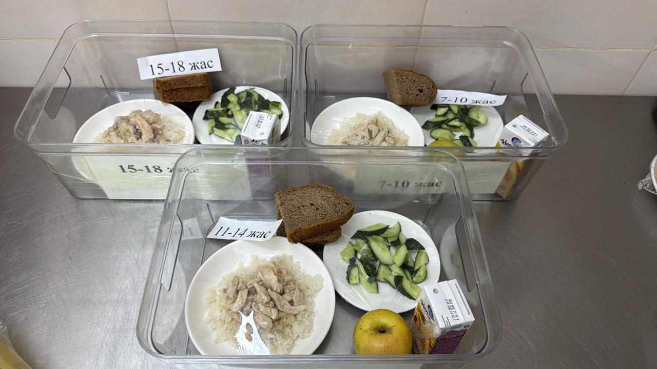 Ас мәзіріндегі тағамдар. 28.04.2025 ж.