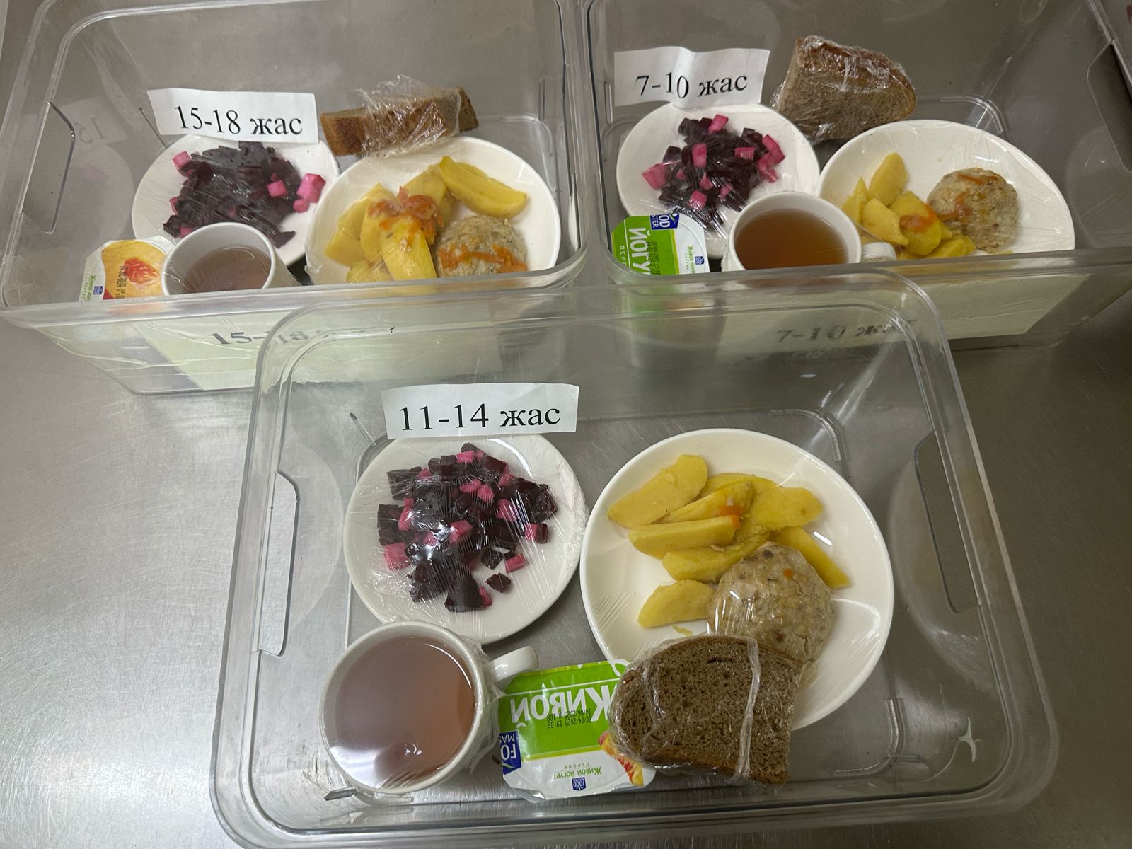 Ас мәзіріндегі тағамдар. 2.05.2025 ж.