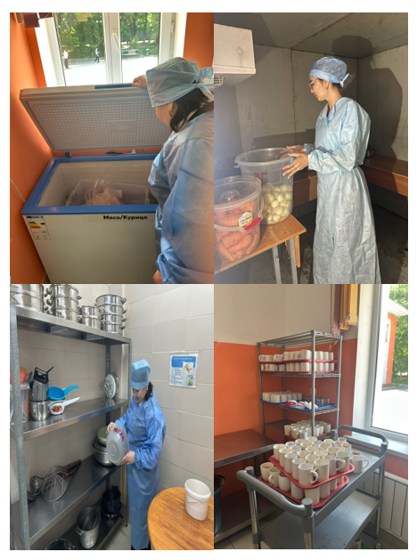 Ыстық тамағының сапалы ұйымдастырылуын және асхананың санитарлық тазалығын тексеру