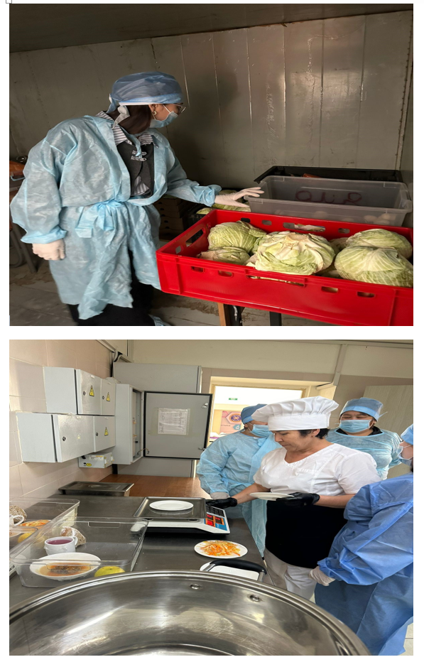 Ыстық тамағының сапалы ұйымдастырылуын және асхананың санитарлық тазалығын тексеру