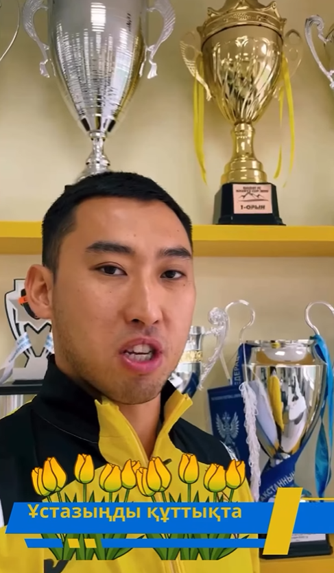 “Ұстазыңды құттықта!” челленджіне мектеп бітіруші түлектеріміз де белсенділік танытты