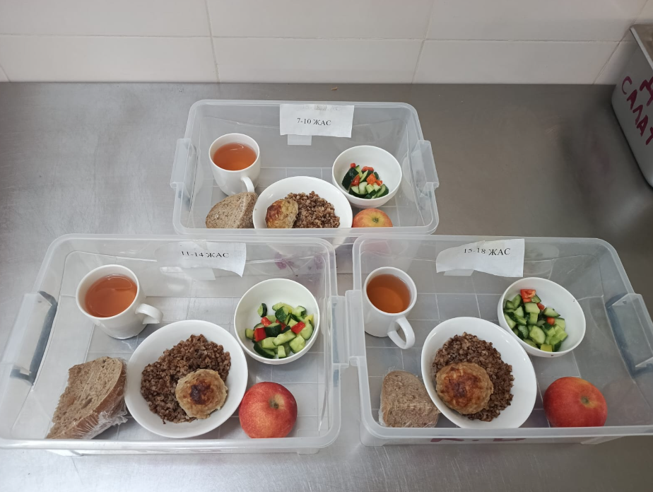 Ас мәзіріндегі тағамдар. 07.10.2025ж.