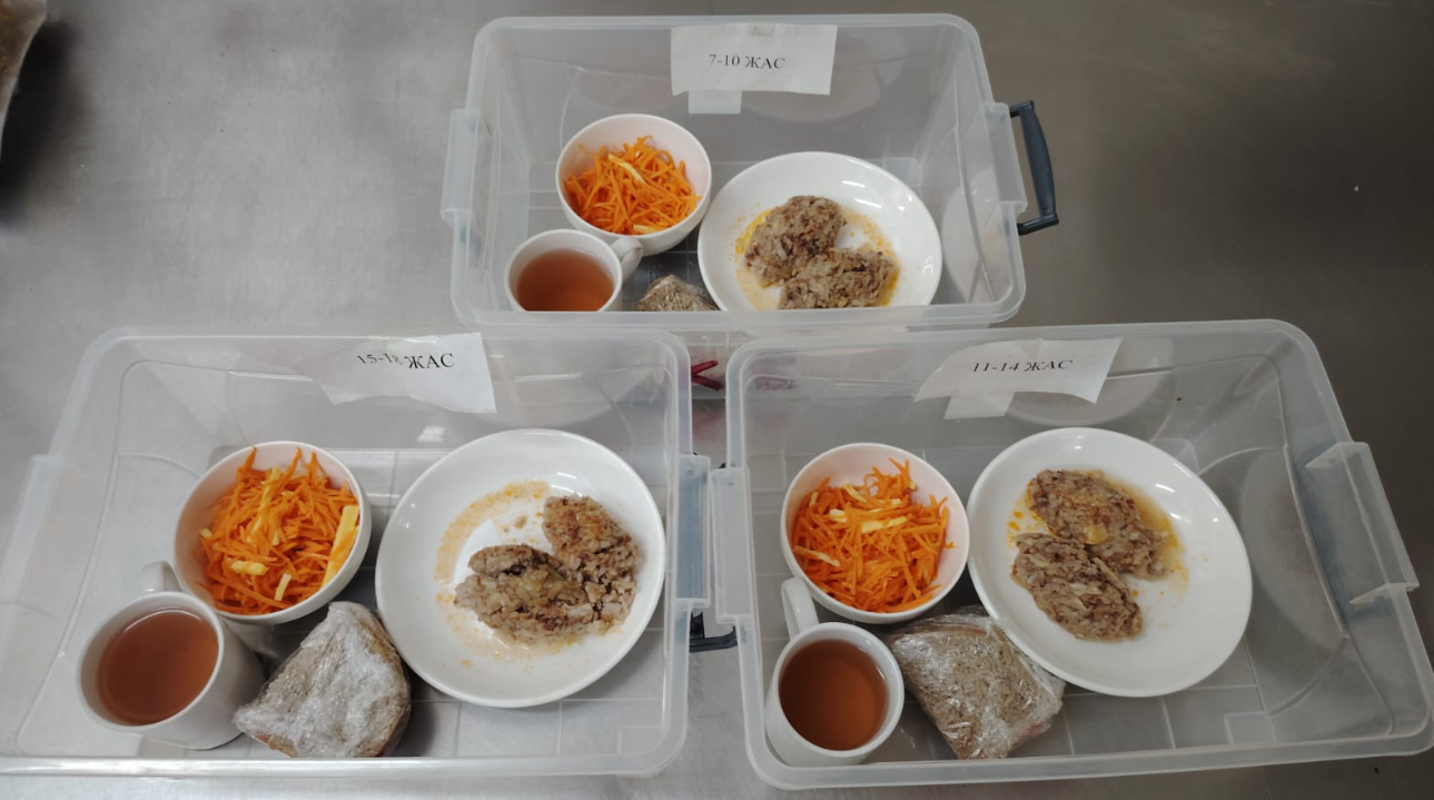 Ас мәзіріндегі тағамдар. 08.10.2025ж.