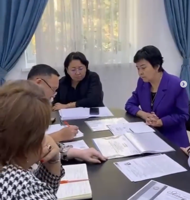 Аттестациядан өтетін ұстаздарымызбен отырыс