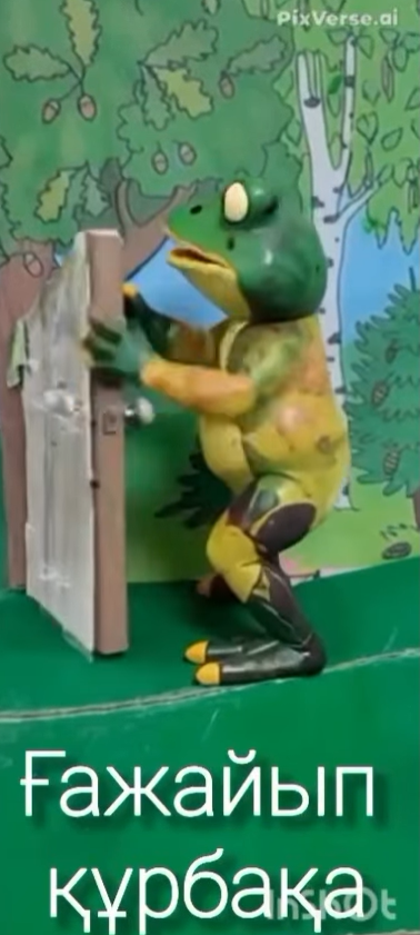 Ермексаздан жасалған кішкентай кейіпкерлерді ЖИ көмегімен қозғалту