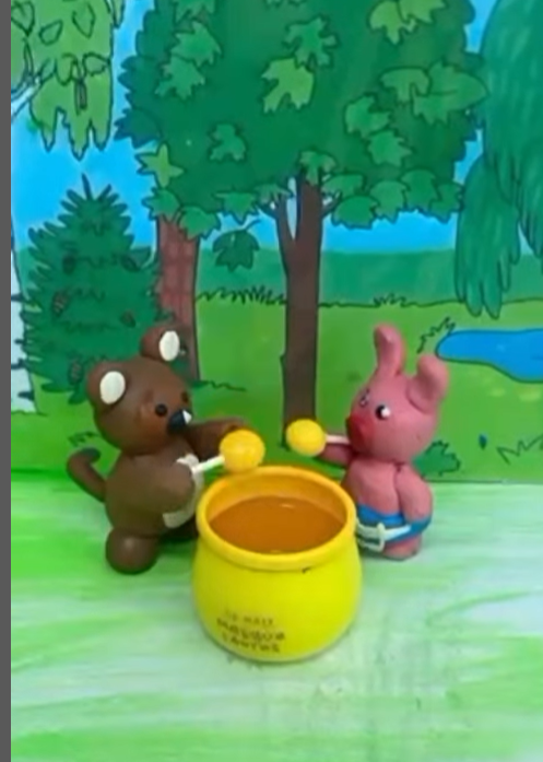 Ермексаздан жасалған кішкентай кейіпкерлерді ЖИ көмегімен қозғалту