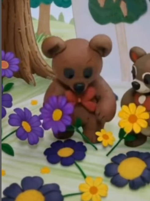 Ермексаздан жасалған кішкентай кейіпкерлерді ЖИ көмегімен қозғалту