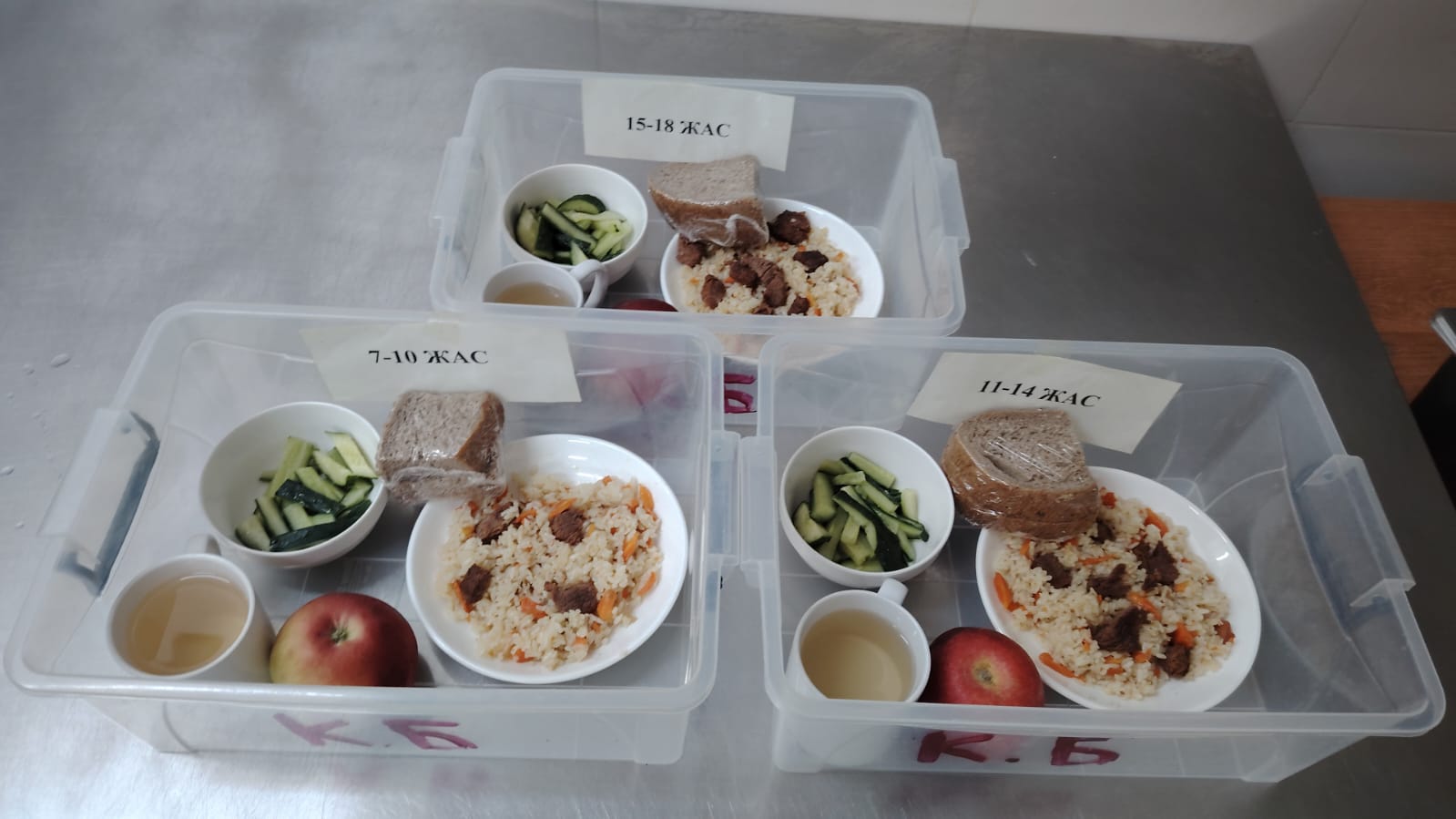 Ас мәзіріндегі тағамдар. 06.02.2026 ж.