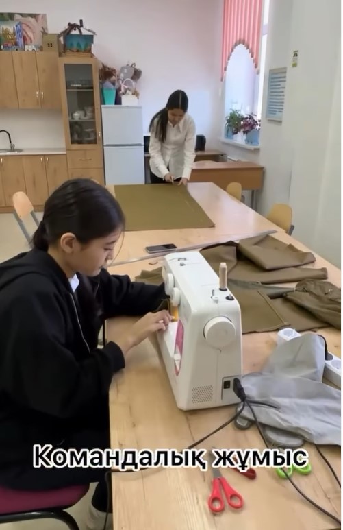 ‘Жас сарбаздар’ командасының сайысқа дайындық барысындағы командалық жұмысы