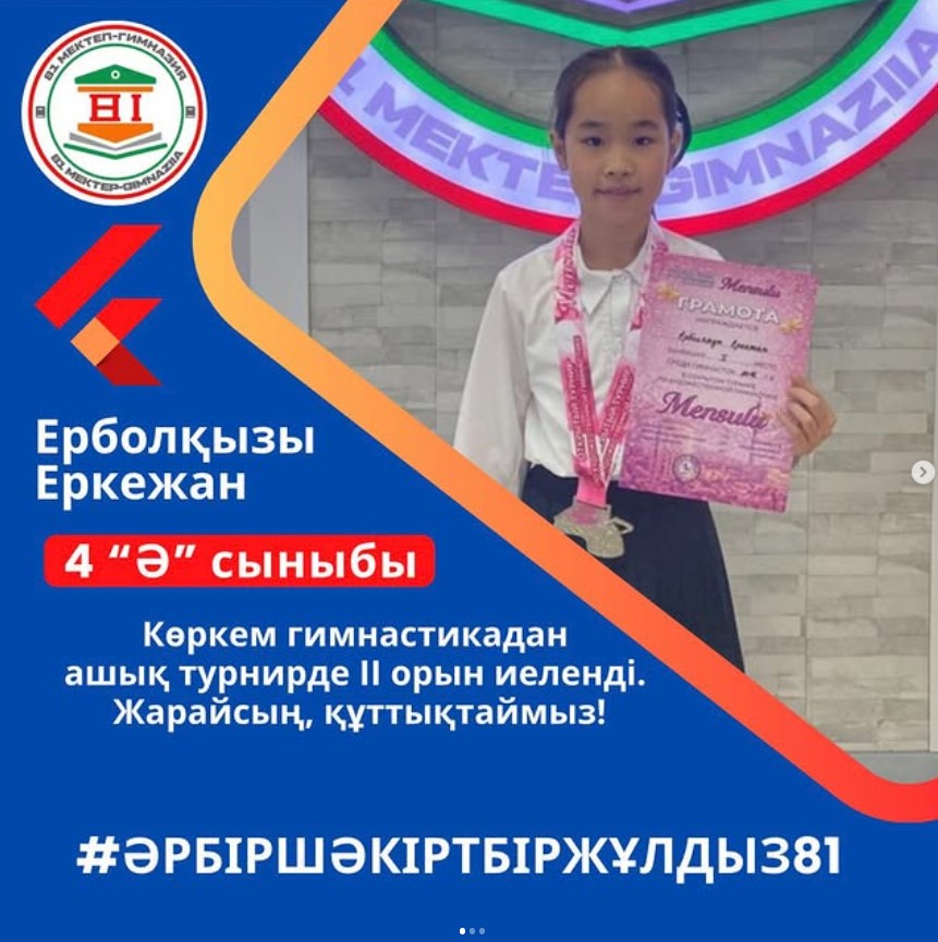 Көркем гимнастикадан ашық турнирінің жеңімпаздары